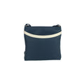 Navy-White - Front - Eastern Counties Leather Womens-Ladies Aimee Colour Band Handbag