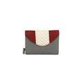 Grey-Red - Front - Eastern Counties Leather Womens-Ladies Tia Quilted Purse