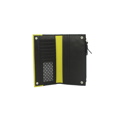 Black-Daquiri - Back - Eastern Counties Leather Womens-Ladies Karlie Contrast Panel Purse