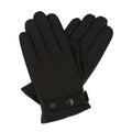 Black - Front - Eastern Counties Leather Mens Anton Strap Gloves