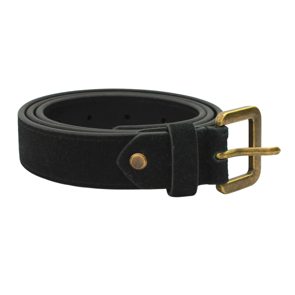 Black - Front - Eastern Counties Leather Womens-Ladies Alessia Suede Waist Belt