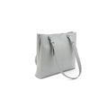Grey-Blush - Back - Eastern Counties Leather Alice Contrast Panel Leather Handbag