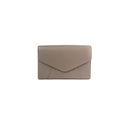 Taupe - Front - Eastern Counties Leather Camille Envelope Leather Purse