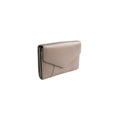 Taupe - Back - Eastern Counties Leather Camille Envelope Leather Purse