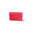 Watermelon - Front - Eastern Counties Leather Camille Envelope Leather Purse