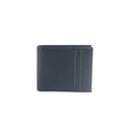 Navy-Green - Back - Eastern Counties Leather Carter Leather Slimline Card Wallet