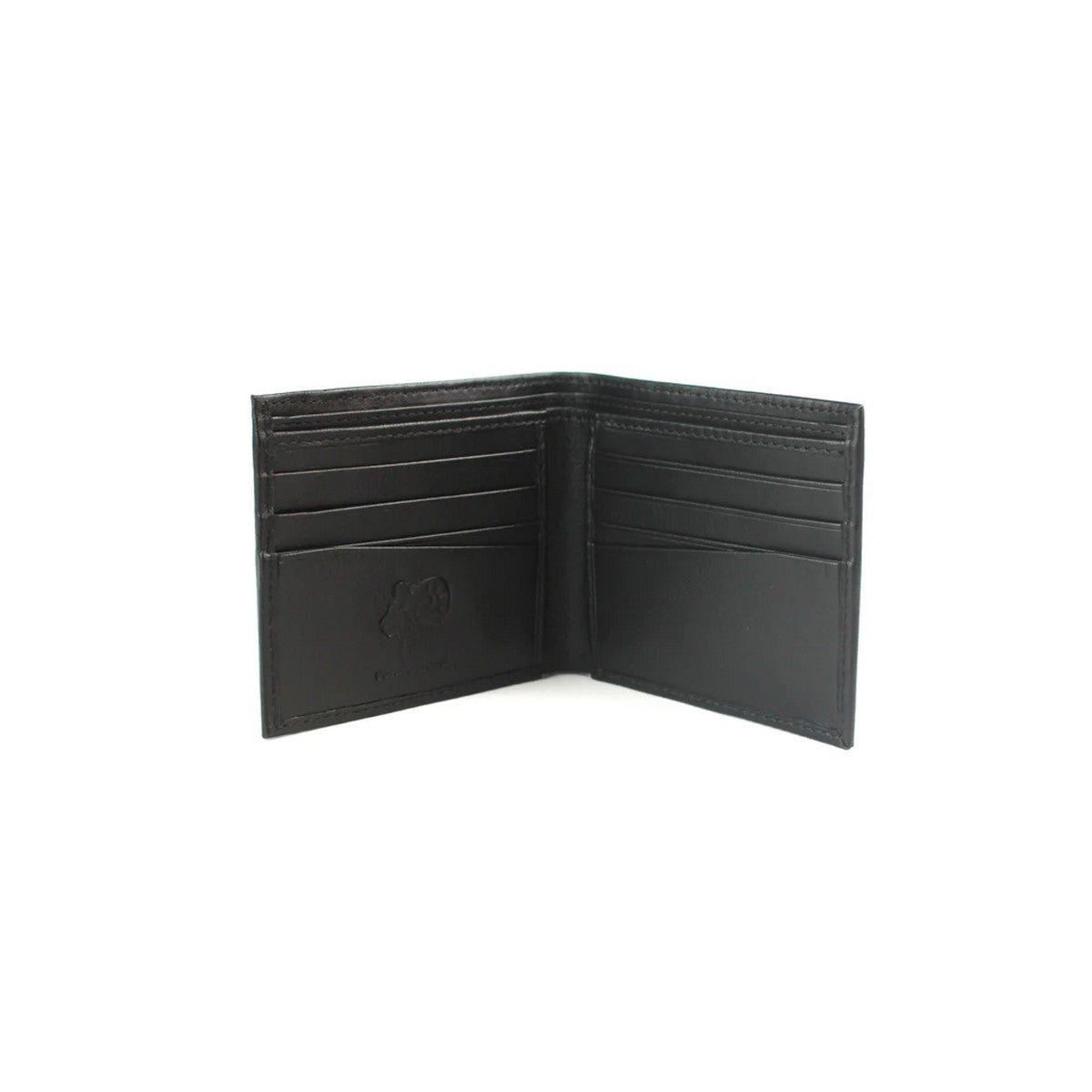 Black - Front - Eastern Counties Leather Carter Leather Slimline Card Wallet