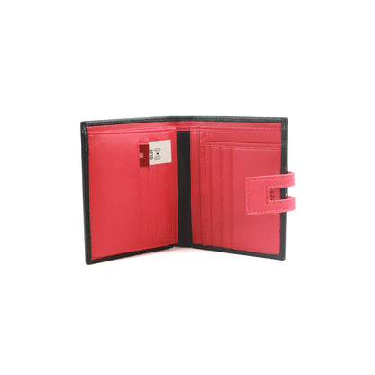 Black-Watermelon - Lifestyle - Eastern Counties Leather Cassie Contrast Panel Leather Purse