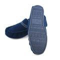 Blue - Back - Eastern Counties Leather Womens-Ladies Bethany Berber Suede Moccasins