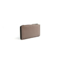 Taupe - Back - Eastern Counties Leather Davina Leather D-Ring Purse