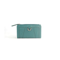 Aqua Blue - Front - Eastern Counties Leather Davina Leather D-Ring Purse