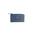 Ink - Front - Eastern Counties Leather Davina Leather D-Ring Purse
