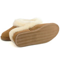 Chestnut - Back - Eastern Counties Leather Womens-Ladies Elena Sheepskin Slipper Boots