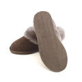 Truffle Brown - Back - Eastern Counties Leather Womens-Ladies Elena Sheepskin Slipper Boots