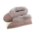 Mushroom - Back - Eastern Counties Leather Womens-Ladies Elena Sheepskin Slipper Boots