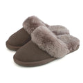 Truffle Brown - Front - Eastern Counties Leather Womens-Ladies Grace Sheepskin Slippers