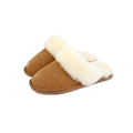 Chestnut - Front - Eastern Counties Leather Womens-Ladies Grace Sheepskin Slippers