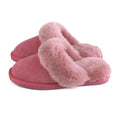 Pink - Front - Eastern Counties Leather Womens-Ladies Grace Sheepskin Slippers