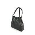Black-Dark Grey - Back - Eastern Counties Leather Keziah Leather Handbag