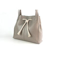 Taupe-Ivory - Lifestyle - Eastern Counties Leather Keziah Leather Handbag