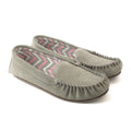 Grey - Front - Eastern Counties Leather Womens-Ladies Ffion Suede Moccasins