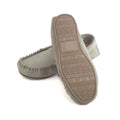 Grey - Back - Eastern Counties Leather Womens-Ladies Ffion Suede Moccasins