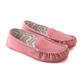 Blush - Front - Eastern Counties Leather Womens-Ladies Ffion Suede Moccasins
