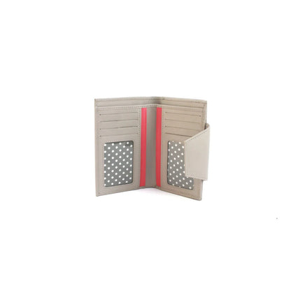 Ivory-Rose - Side - Eastern Counties Leather Kamila Leather Contrast Piping Purse