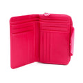 Pink - Side - Eastern Counties Leather Lois Plain Purse