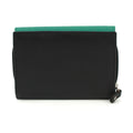 Black-Jade - Back - Eastern Counties Leather Una Colour Block Leather Purse
