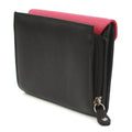 Black-Rose - Back - Eastern Counties Leather Una Colour Block Leather Purse