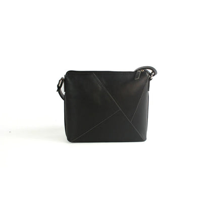 Black - Front - Eastern Counties Leather Womens-Ladies Winnie Leather Handbag