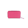 Fuchsia-Grey - Back - Eastern Counties Leather Womens-Ladies Sabrina Leather Purse