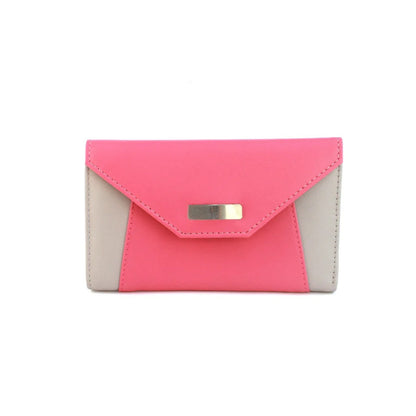 Ivory-Rose - Front - Eastern Counties Leather Savannah Envelope Leather Purse