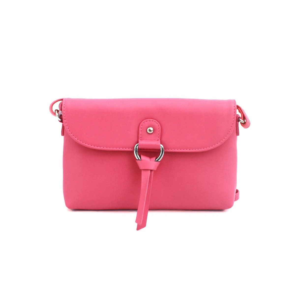 Rose - Front - Eastern Counties Leather Womens-Ladies Cleo Leather Handbag