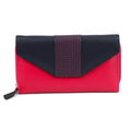Pink-Navy - Front - Eastern Counties Leather Sofia Leather Purse