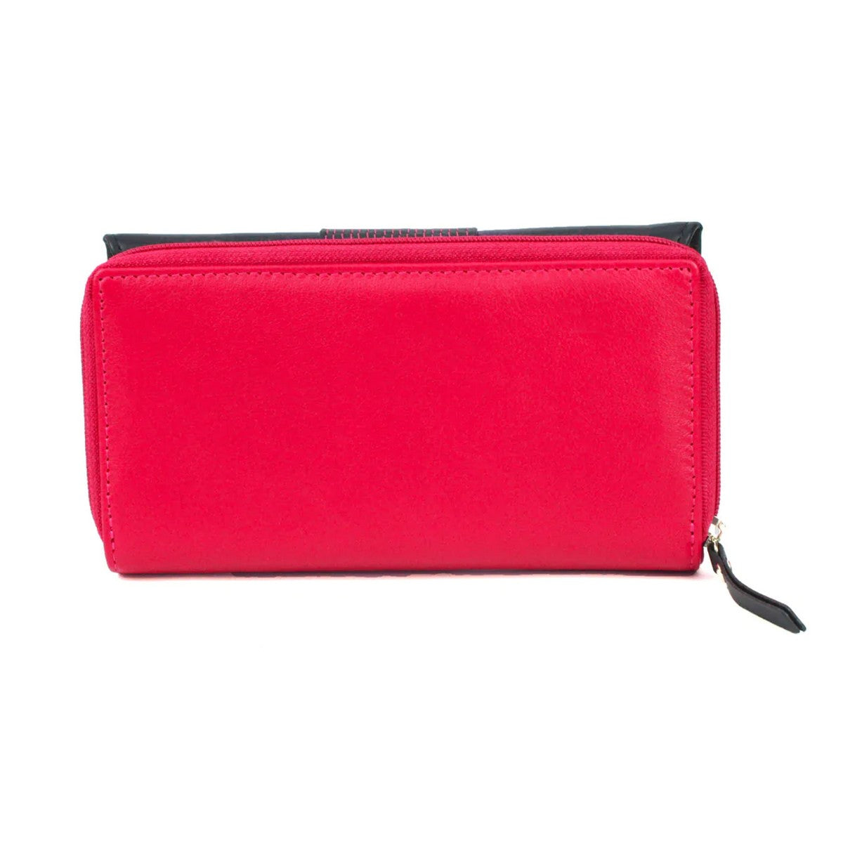 Pink-Navy - Back - Eastern Counties Leather Sofia Leather Purse