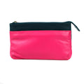Navy-Fuchsia - Front - Eastern Counties Leather Nellie Leather Purse