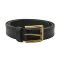 Black - Front - Eastern Counties Leather Mens Connor Leather Waist Belt