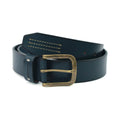 Navy - Front - Eastern Counties Leather Mens Cole Leather Waist Belt
