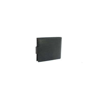 Black-Red - Back - Eastern Counties Leather Unisex Adult Grayson Bi-Fold Leather Contrast Piping Wallet