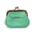 Mint - Front - Eastern Counties Leather Womens-Ladies Lara Leather Purse