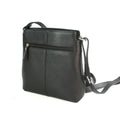 Black-Dark Grey - Back - Eastern Counties Leather Womens-Ladies Opal Leather Handbag