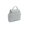 Grey - Back - Eastern Counties Leather Womens-Ladies Noa Leather Handbag