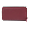 Cranberry-Cloudy - Back - Eastern Counties Leather Womens-Ladies Ferne Colour Block Leather Purse
