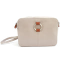 Ivory-Tan - Front - Eastern Counties Leather Womens-Ladies Helen Leather Handbag