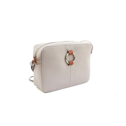 Ivory-Tan - Side - Eastern Counties Leather Womens-Ladies Helen Leather Handbag