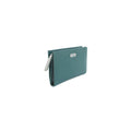 Aqua Green-Grey - Side - Eastern Counties Leather Womens-Ladies Rosemary Contrast Leather Purse