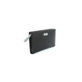 Black-Grey - Side - Eastern Counties Leather Womens-Ladies Rosemary Contrast Leather Purse