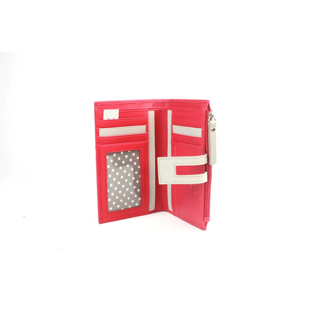 Watermelon - Side - Eastern Counties Leather Rebecca Contrast Purse